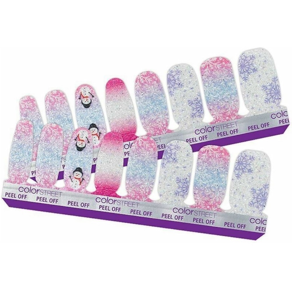 *Retired* Color Street: Snow Biz | Christmas Winter Holiday Glitter Snowflake - Picture 9 of 9